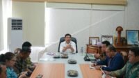 Wabup Bolmong Dony Lumenta terima tim BPK Sulut dalam Entry Meeting di Lolak
